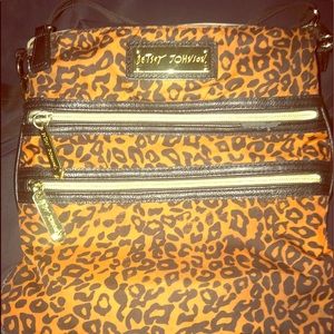 Betsey Johnson Leopard print cross body bag
